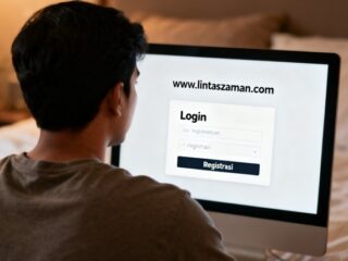 Login ke akun lintaszaman.com