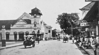 The Groote Postweg in Bandoeng West Java